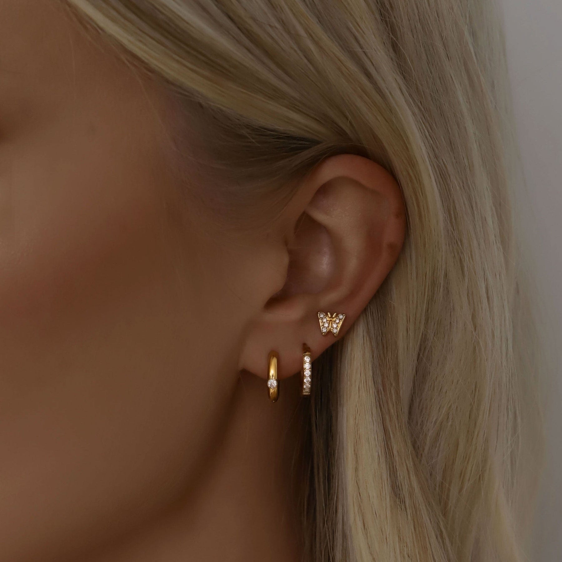 BohoMoon Stainless Steel Anya Hoop Earrings