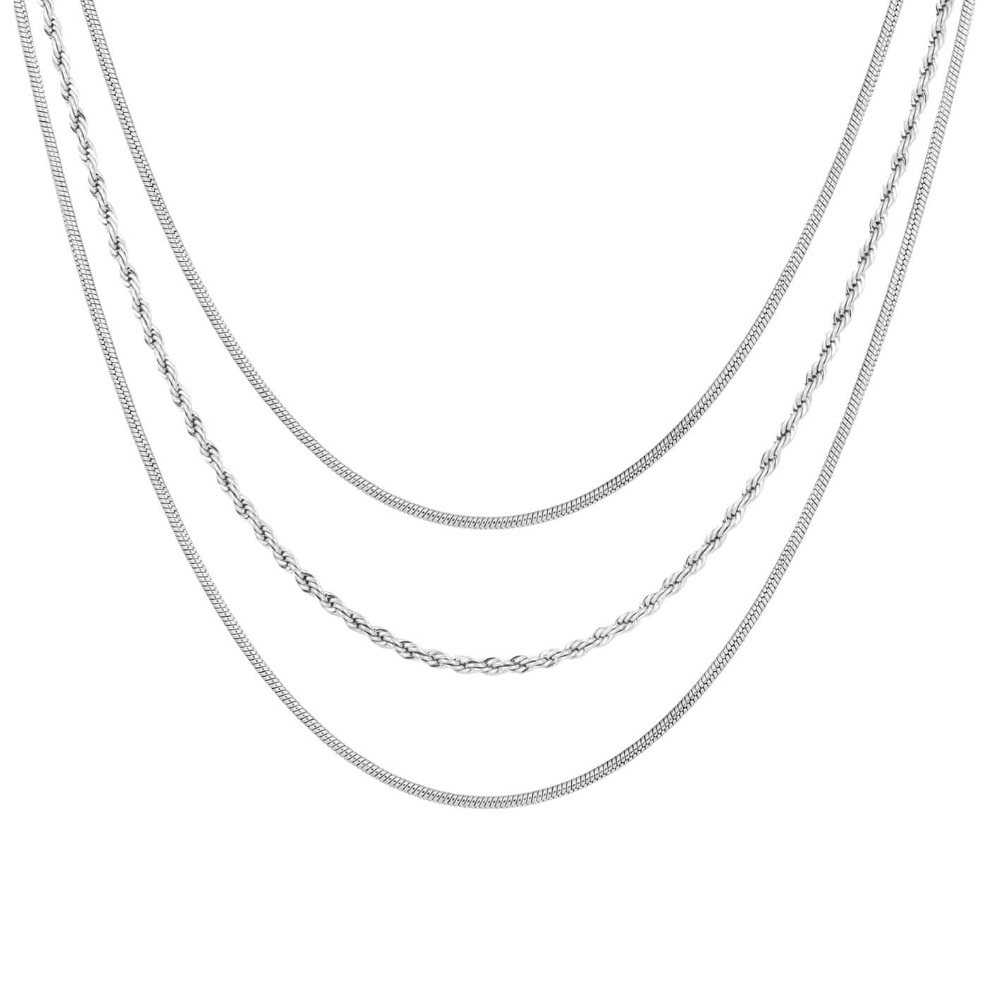 Bohomoon Stainless Steel Aria Layered Necklace
