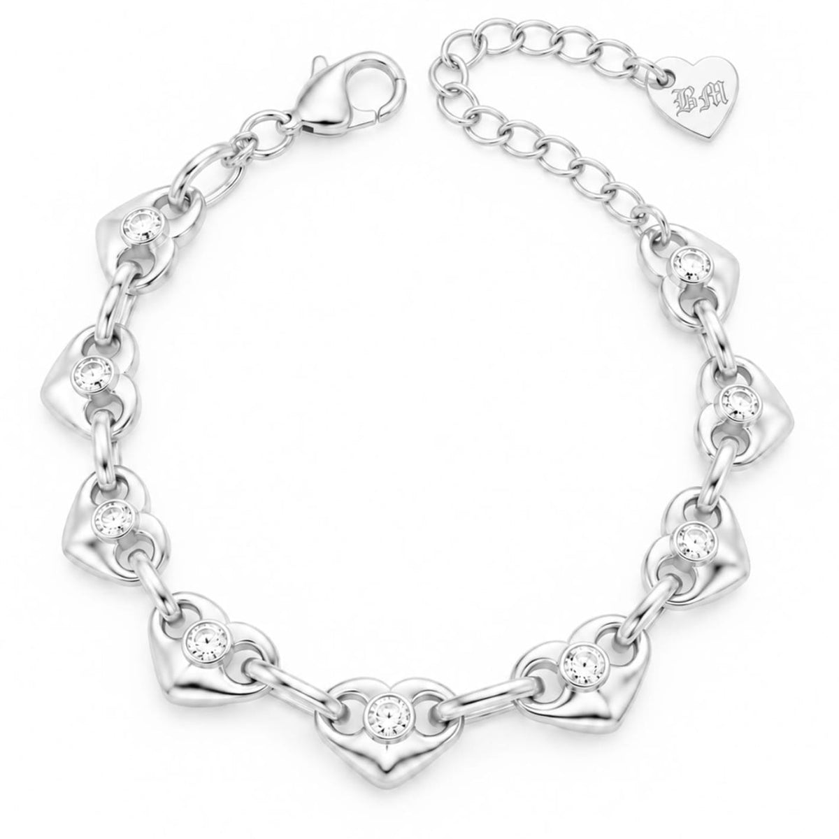 Bohomoon Stainless Steel Arizona Heart Bracelet
