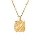 BohoMoon Stainless Steel Aster Necklace Gold