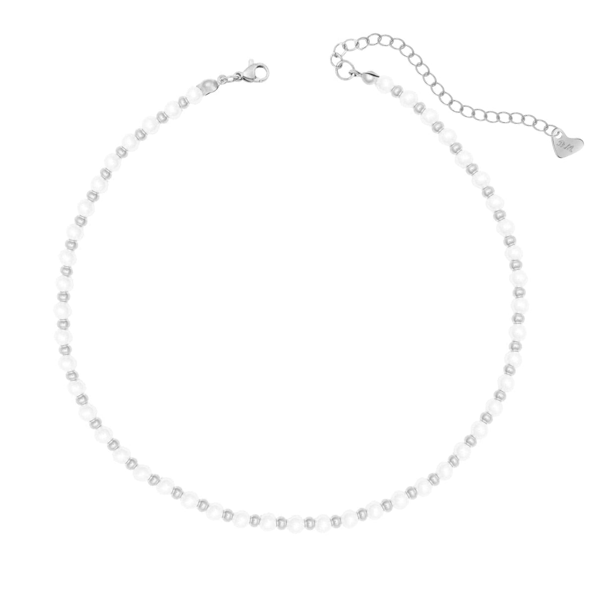Bohomoon Stainless Steel August Pearl Choker / Necklace
