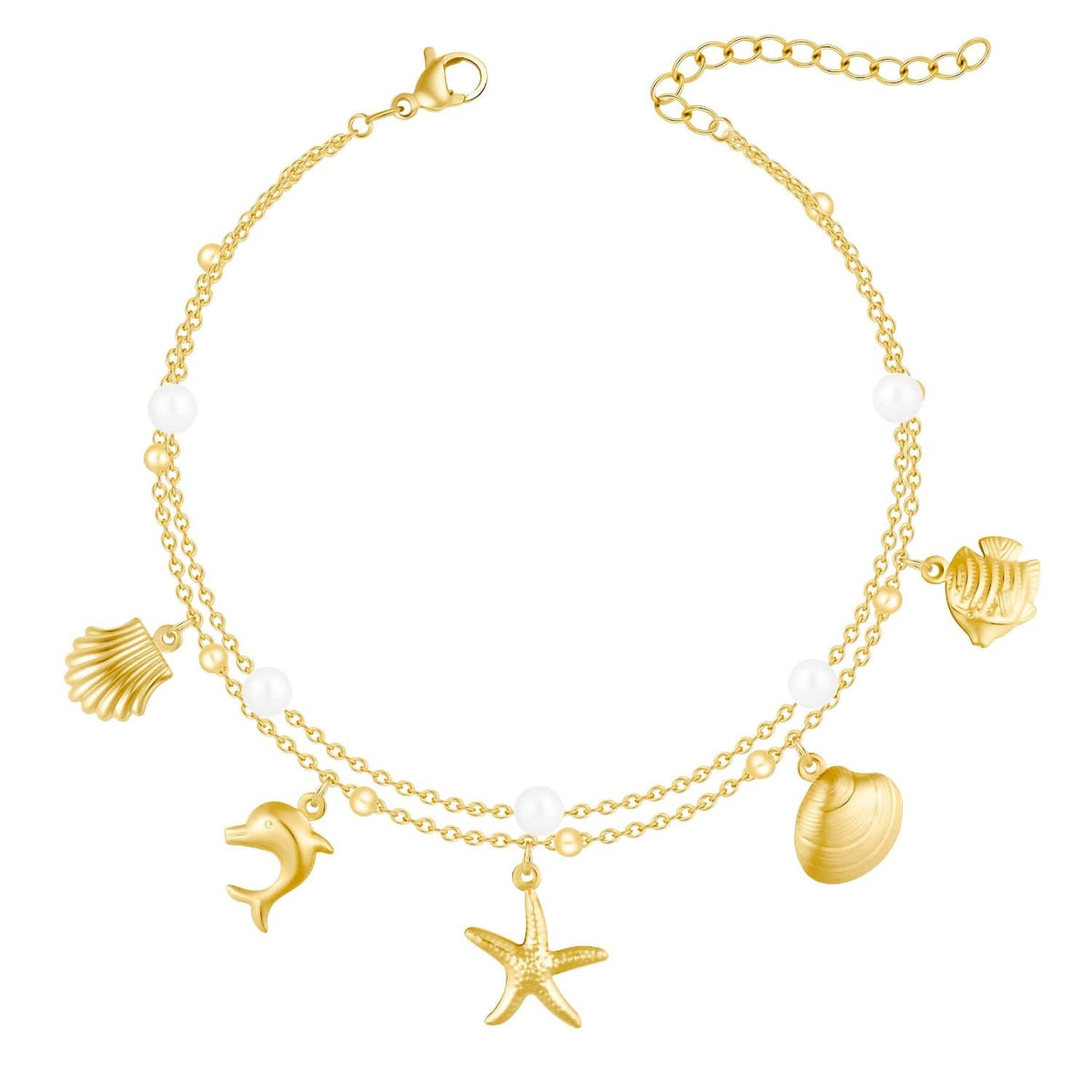 Bohomoon Stainless Steel Aussie Anklet