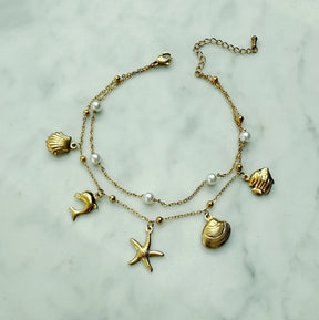 Bohomoon Stainless Steel Aussie Anklet