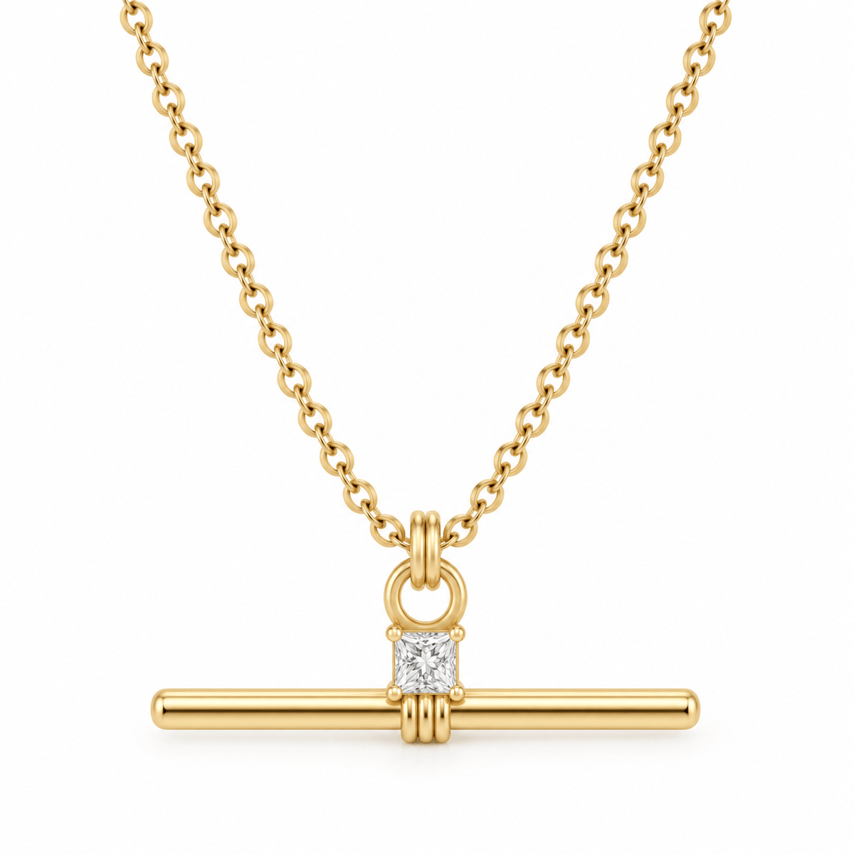 Bohomoon Stainless Steel Avery Tbar Necklace