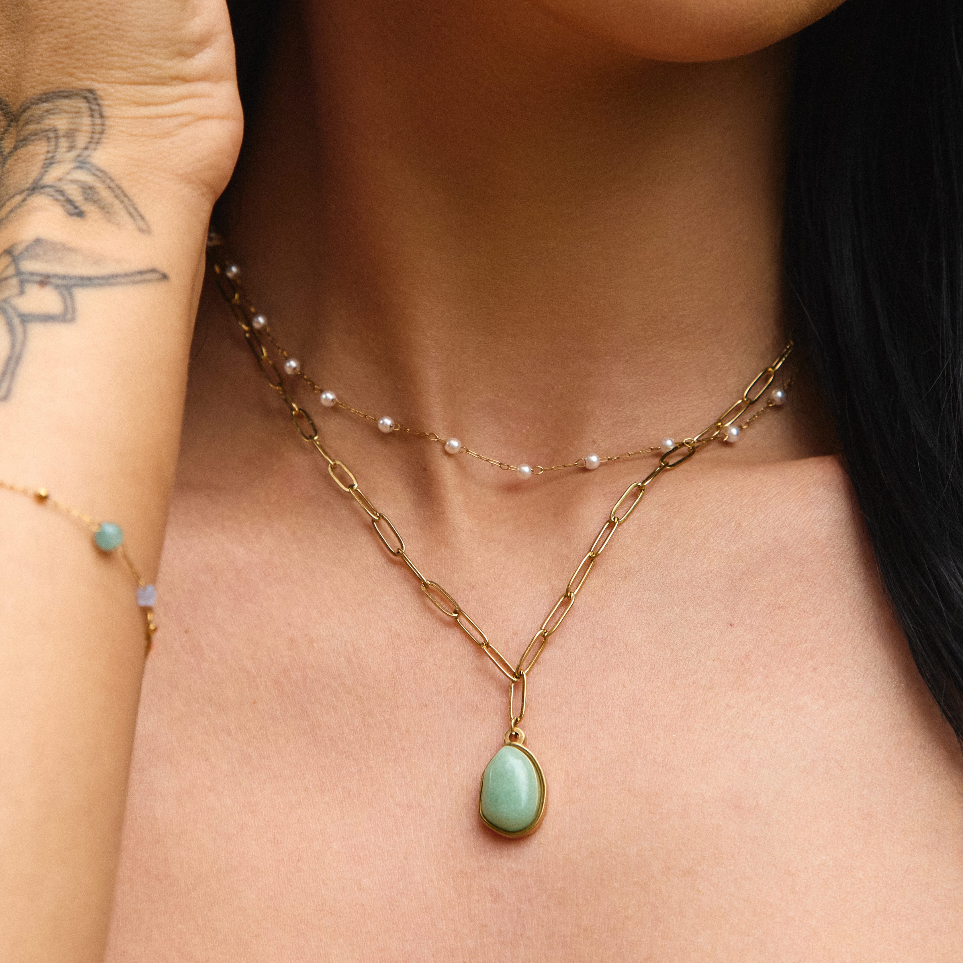 Bohomoon Stainless Steel Azura Necklace