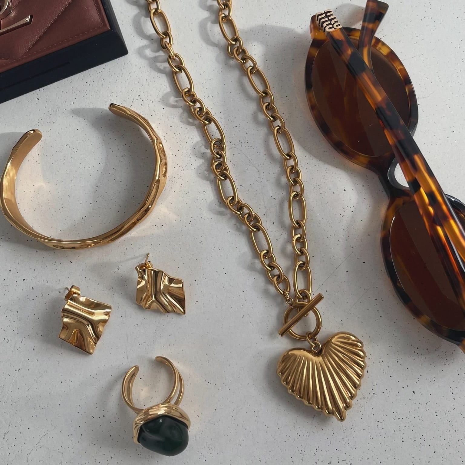 Bohomoon Stainless Steel Bali Cuff Bracelet