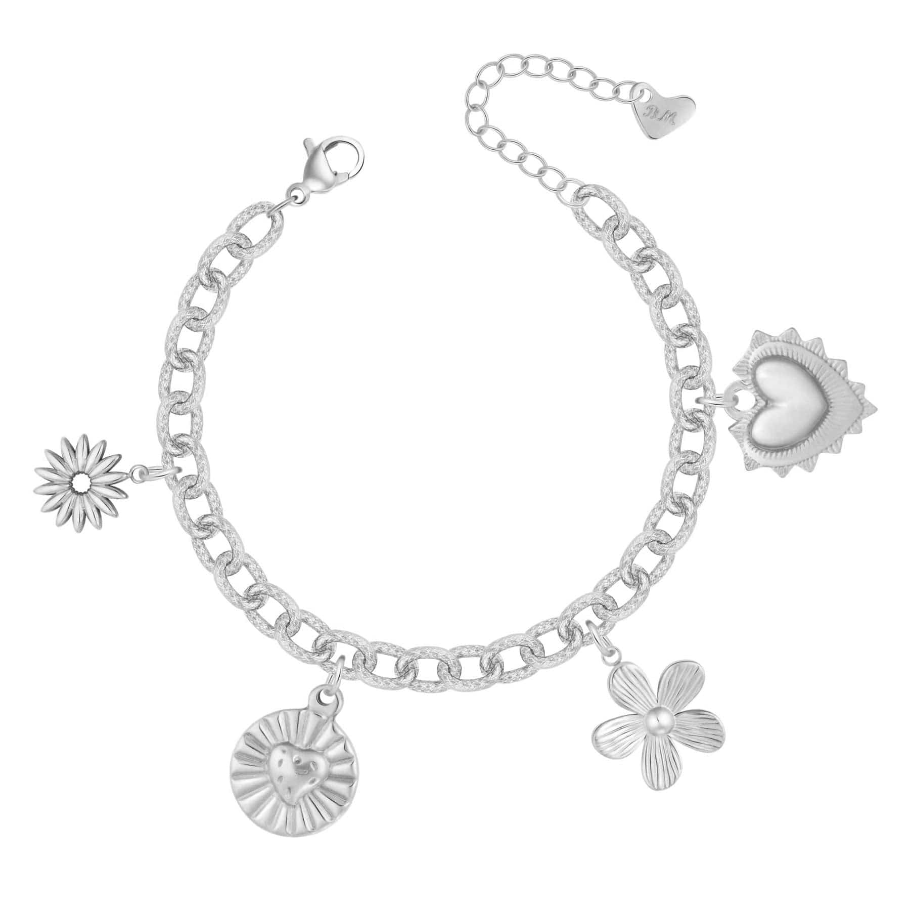Bohomoon Stainless Steel Be Mine Charm Bracelet