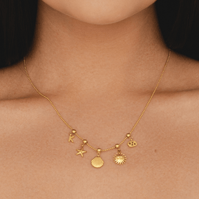 Bohomoon Stainless Steel Beaded Glide Chain