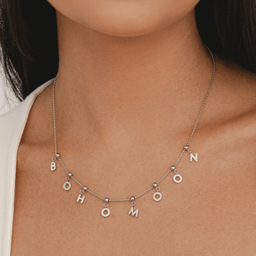 Bohomoon Stainless Steel Beaded Glide Chain