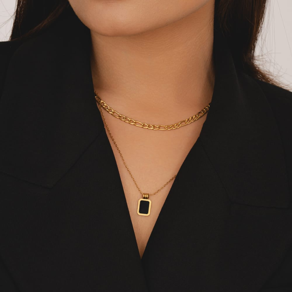 Bohomoon Stainless Steel Belle Layered Necklace