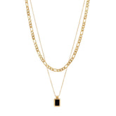 BohoMoon Stainless Steel Belle Layered Necklace Gold