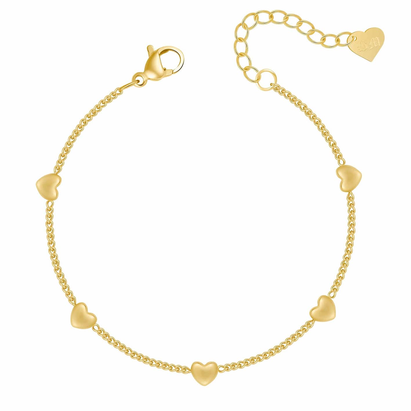 Bohomoon Stainless Steel Beloved Heart Bracelet
