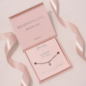 Bohomoon Stainless Steel Birthstone Bracelet