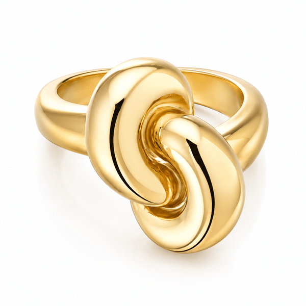Bohomoon Stainless Steel Bond Knot Ring