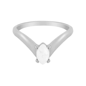 BohoMoon Stainless Steel Bonita Opal Ring Silver / US 5 / UK J / EUR 49 (x small)