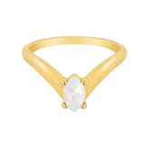 Bohomoon Stainless Steel Bonita Opal Ring