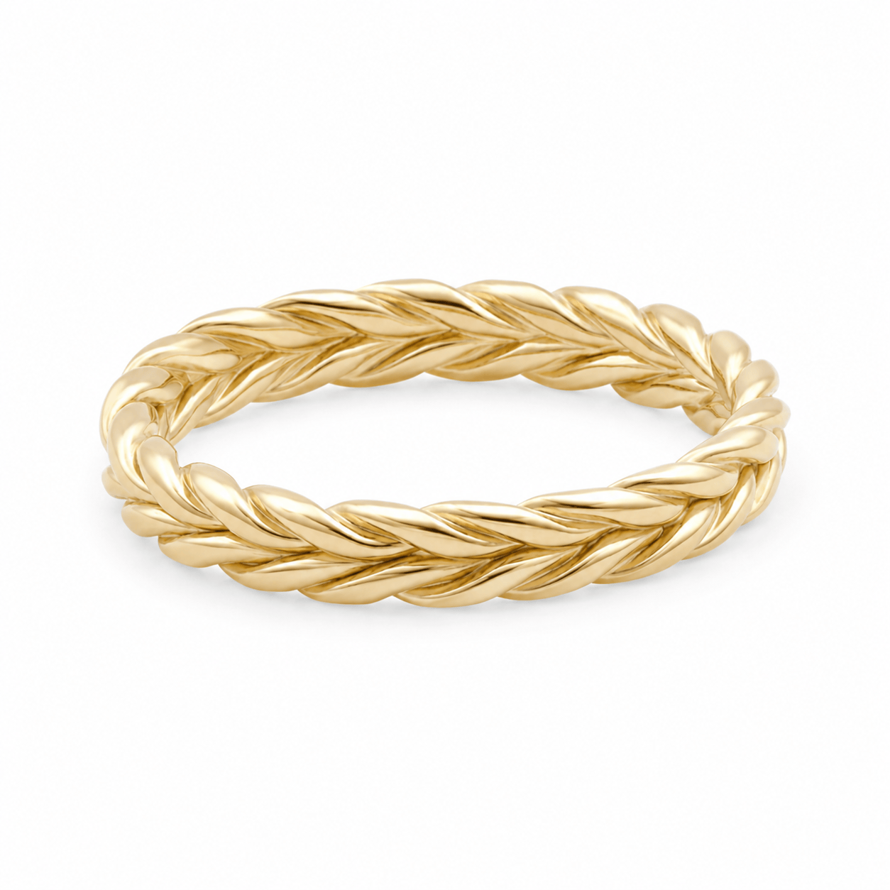 Bohomoon Stainless Steel Braided Ring
