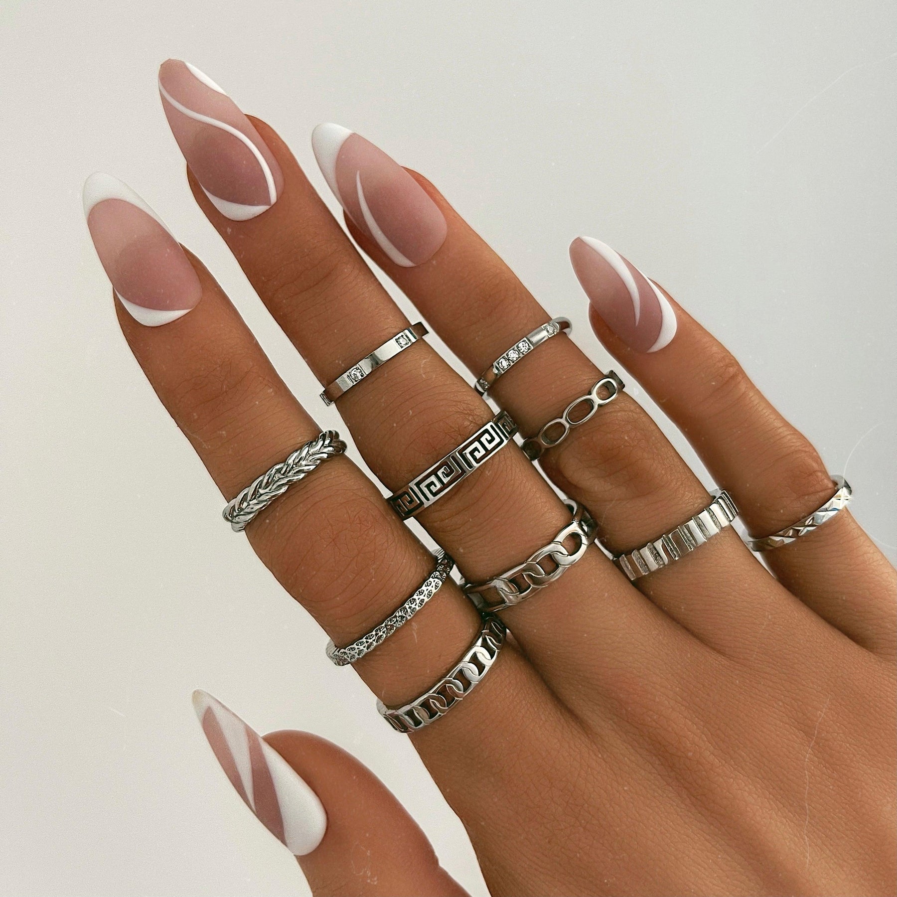 BohoMoon Stainless Steel Braided Ring