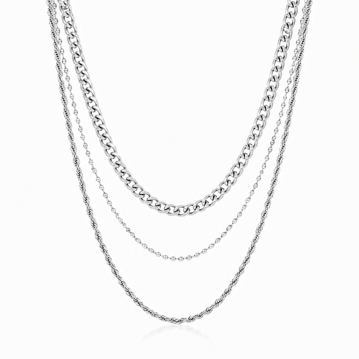 Bohomoon Stainless Steel Brandi Layered Necklace