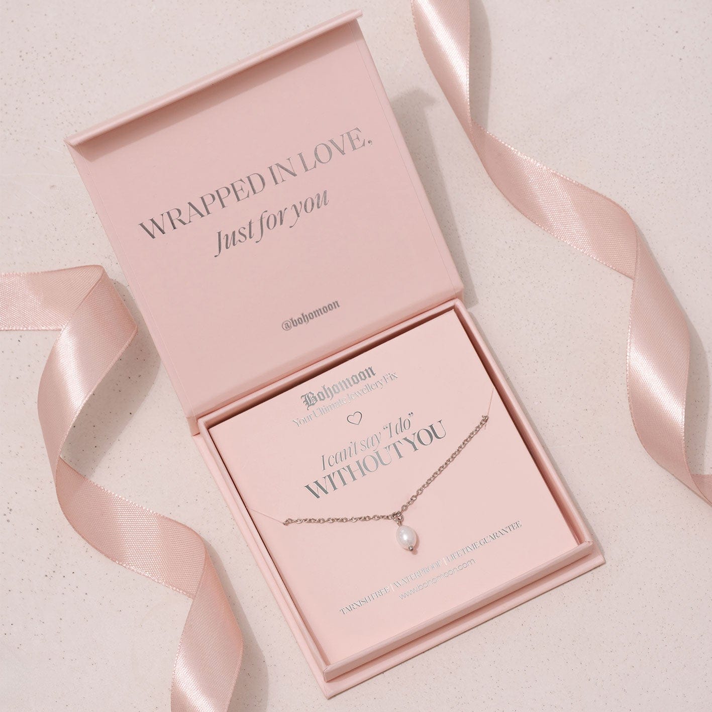 Bohomoon Stainless Steel Bridesmaid Necklace