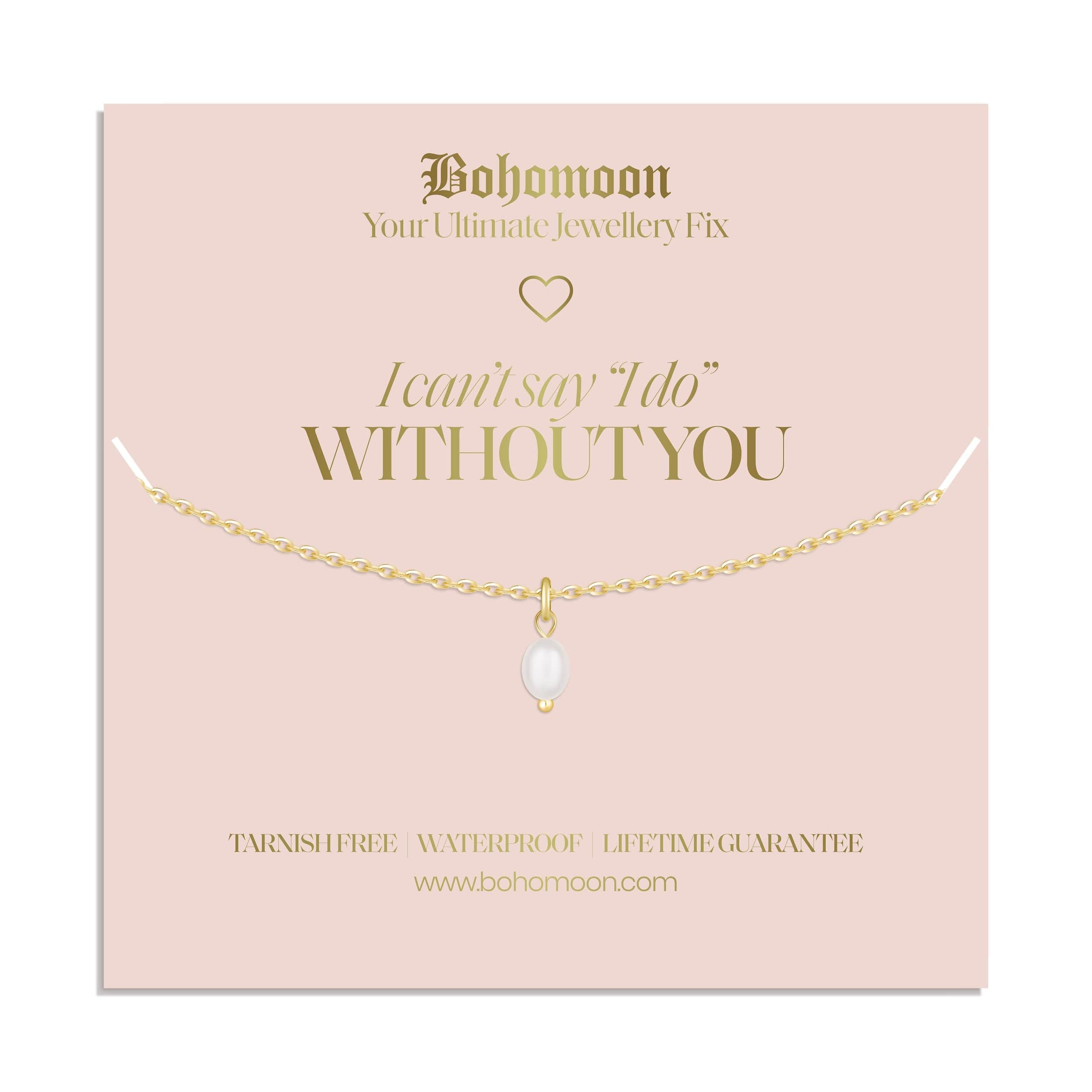 Bohomoon Stainless Steel Bridesmaid Necklace