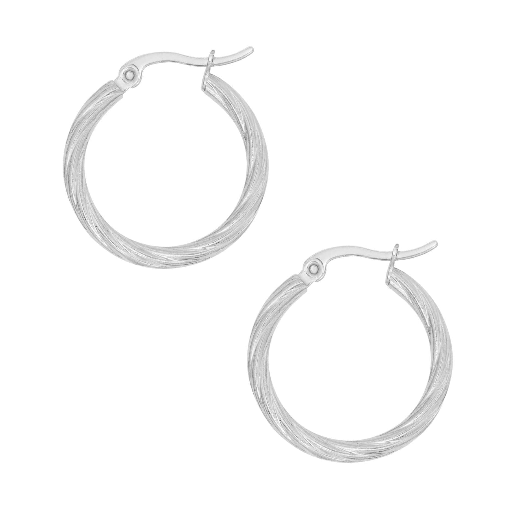 BOHOMOON Stainless Steel Brielle Hoop Earrings Silver