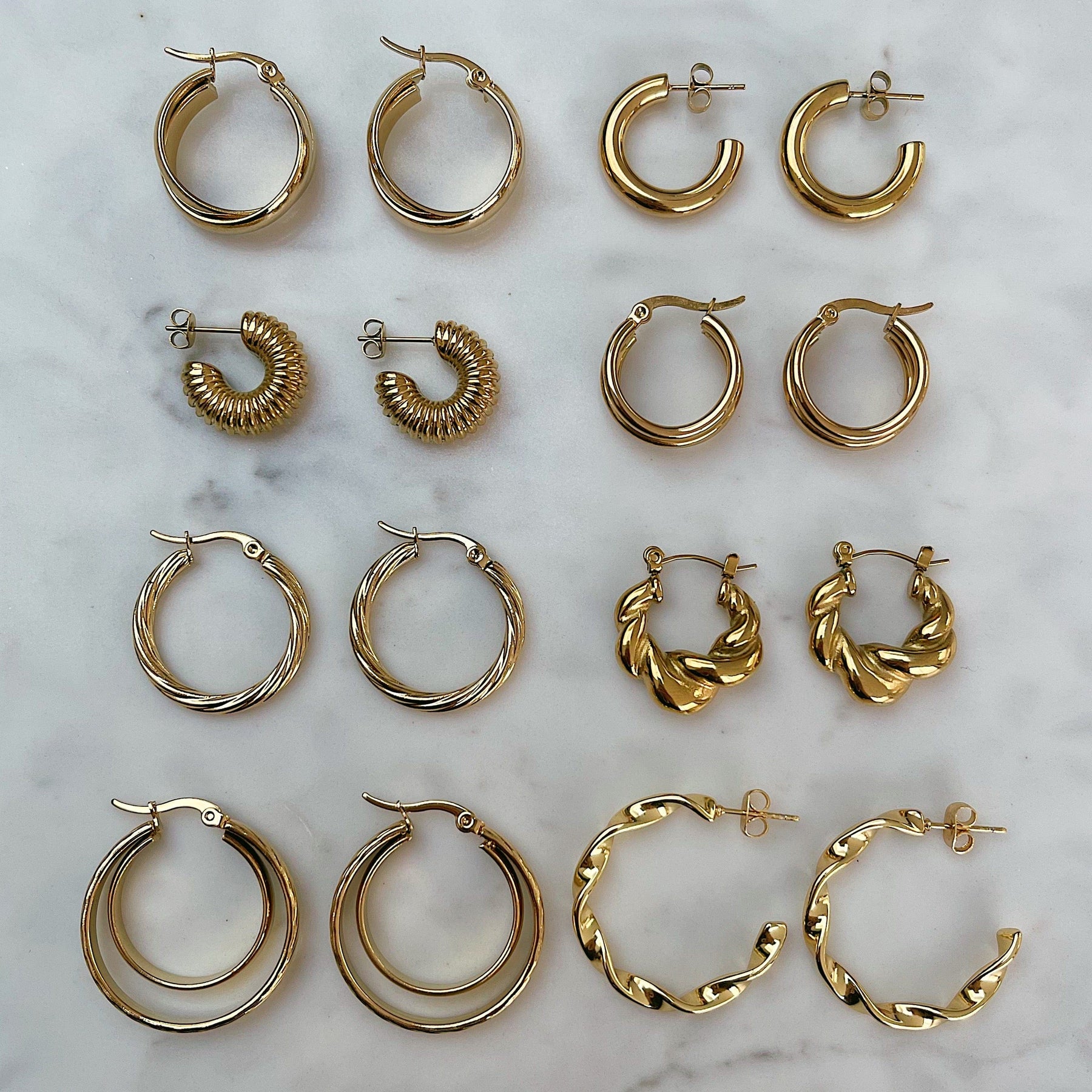 BOHOMOON Stainless Steel Brielle Hoop Earrings