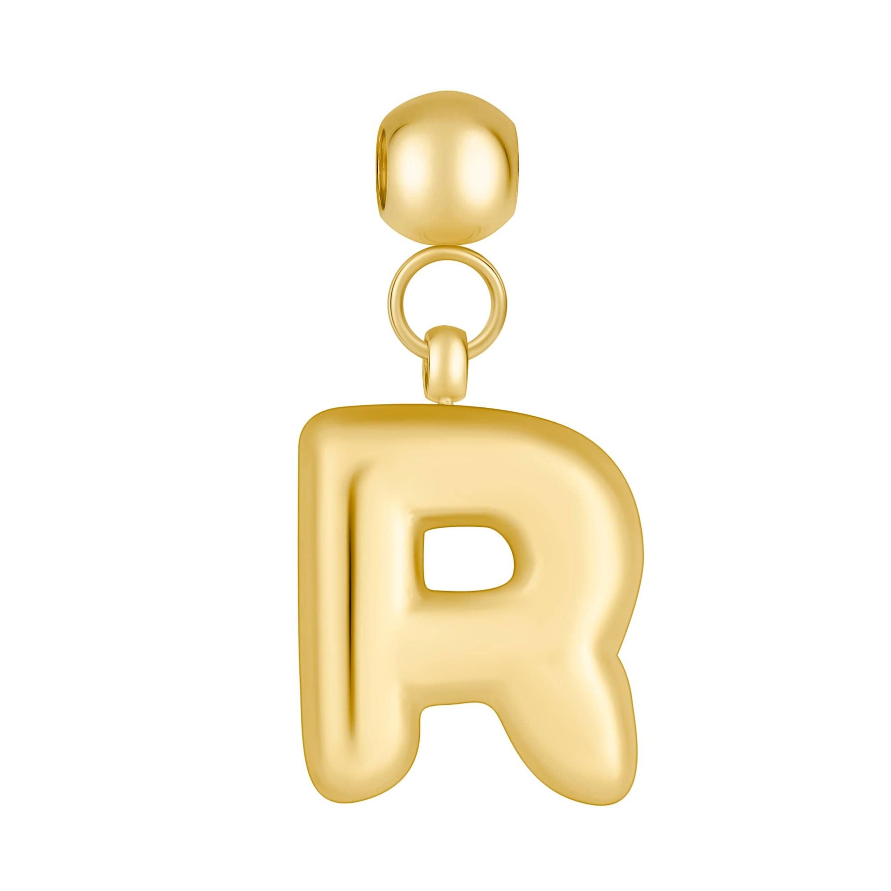 Bohomoon Stainless Steel Bubble R Charm