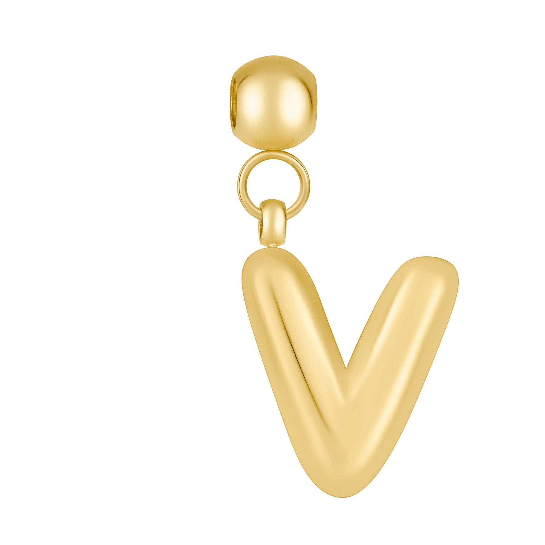 Bohomoon Stainless Steel Bubble V Charm