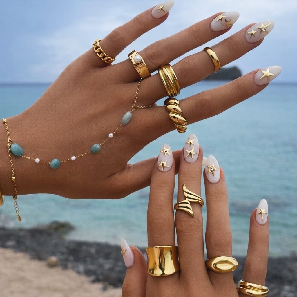 Bohomoon Stainless Steel Cannes Ring