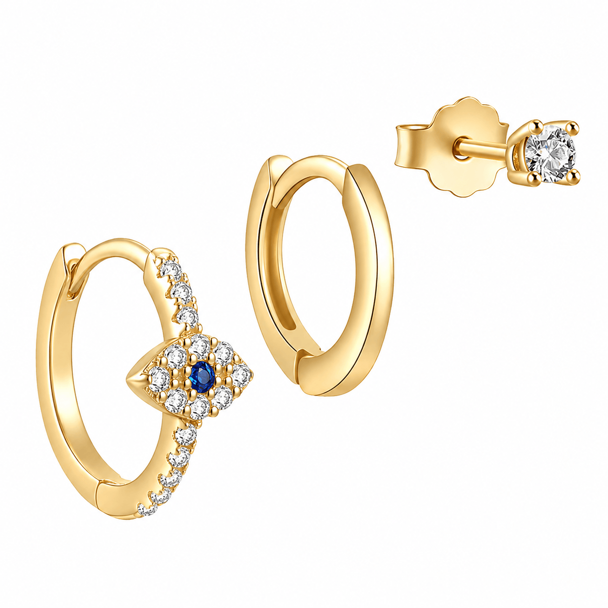 Bohomoon Stainless Steel Carefree Earring Set