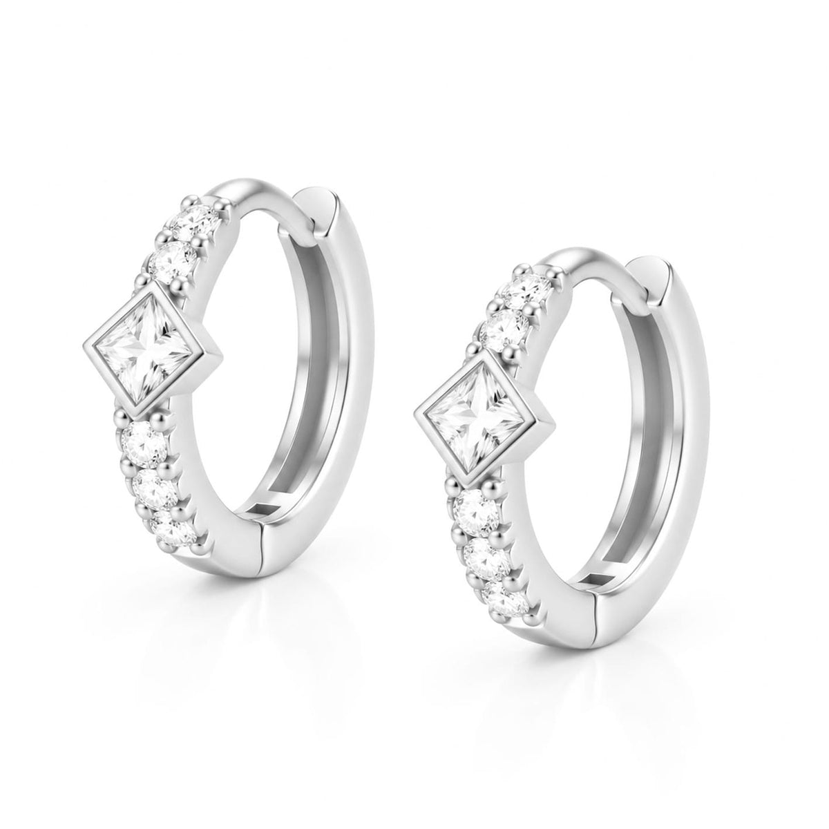 Bohomoon Stainless Steel Carrie Hoop Earrings