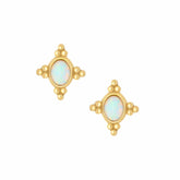 Bohomoon Stainless Steel Carter Opal Stud Earrings