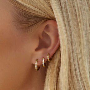 Bohomoon Stainless Steel Caterina Hoop Earrings