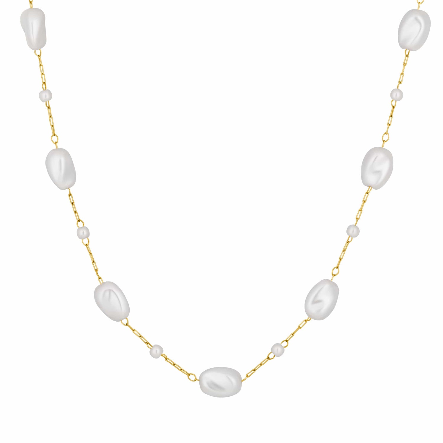 Bohomoon Stainless Steel Cayenne Pearl Choker