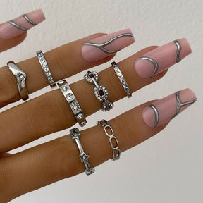 BohoMoon Stainless Steel Chain Ring