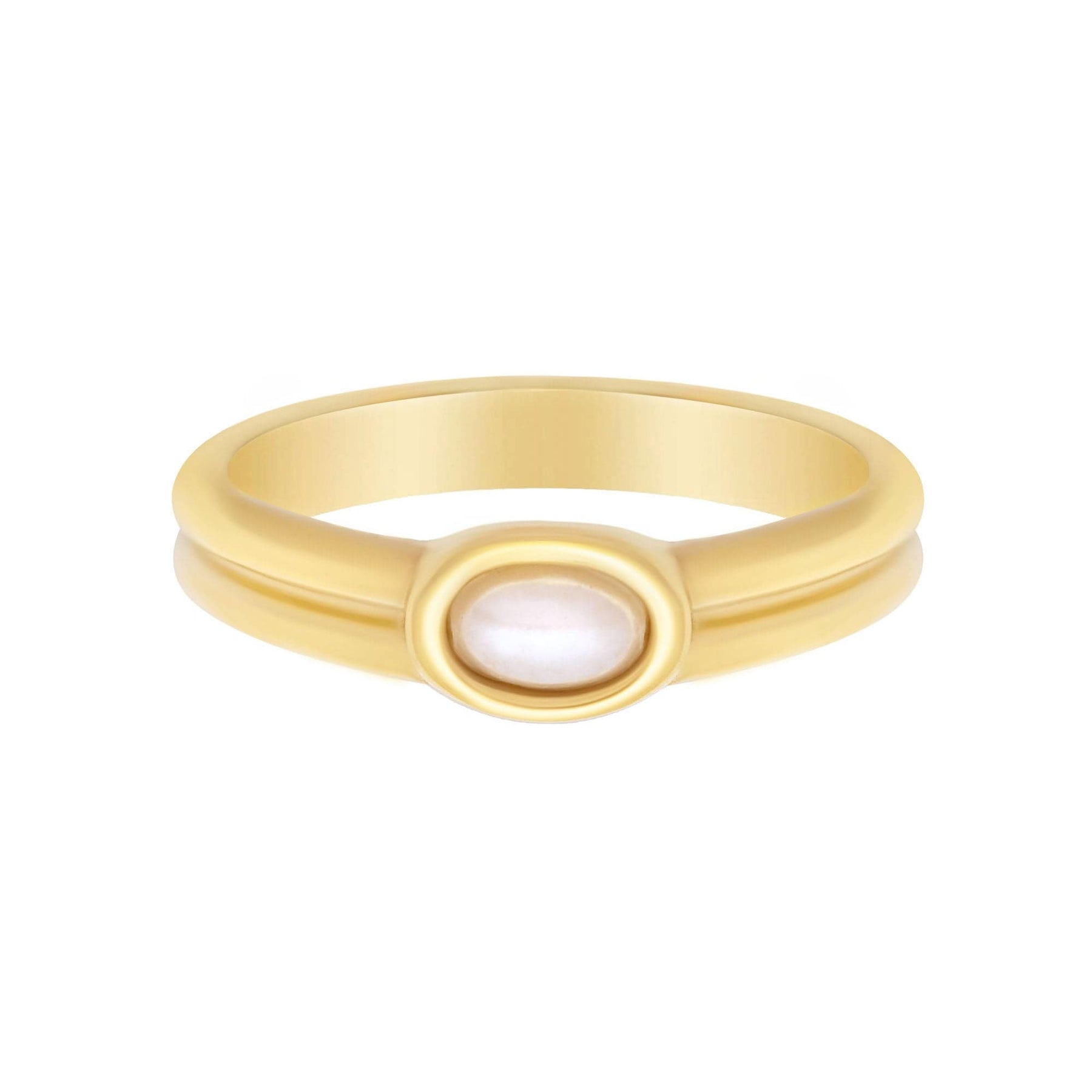 Bohomoon Stainless Steel Charlotte Pearl Ring