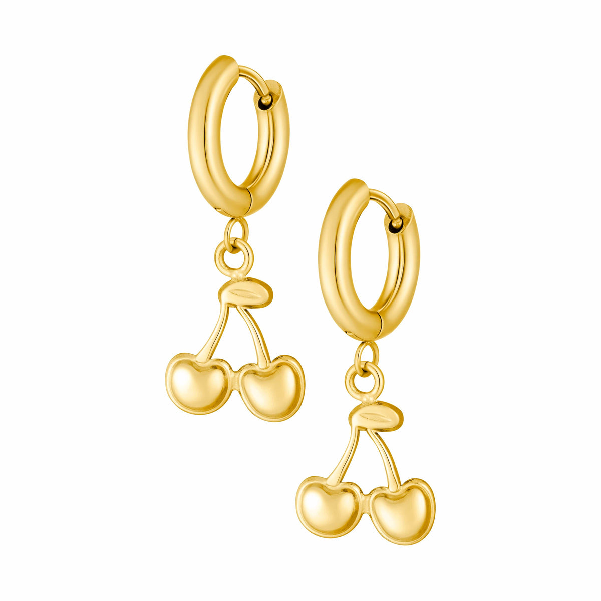 Bohomoon Stainless Steel Cherise Hoop Earrings
