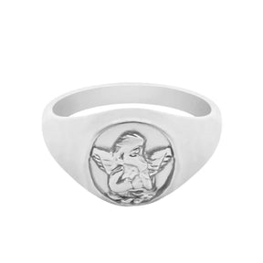 Bohomoon Stainless Steel Cherub Ring