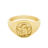 Bohomoon Stainless Steel Cherub Ring