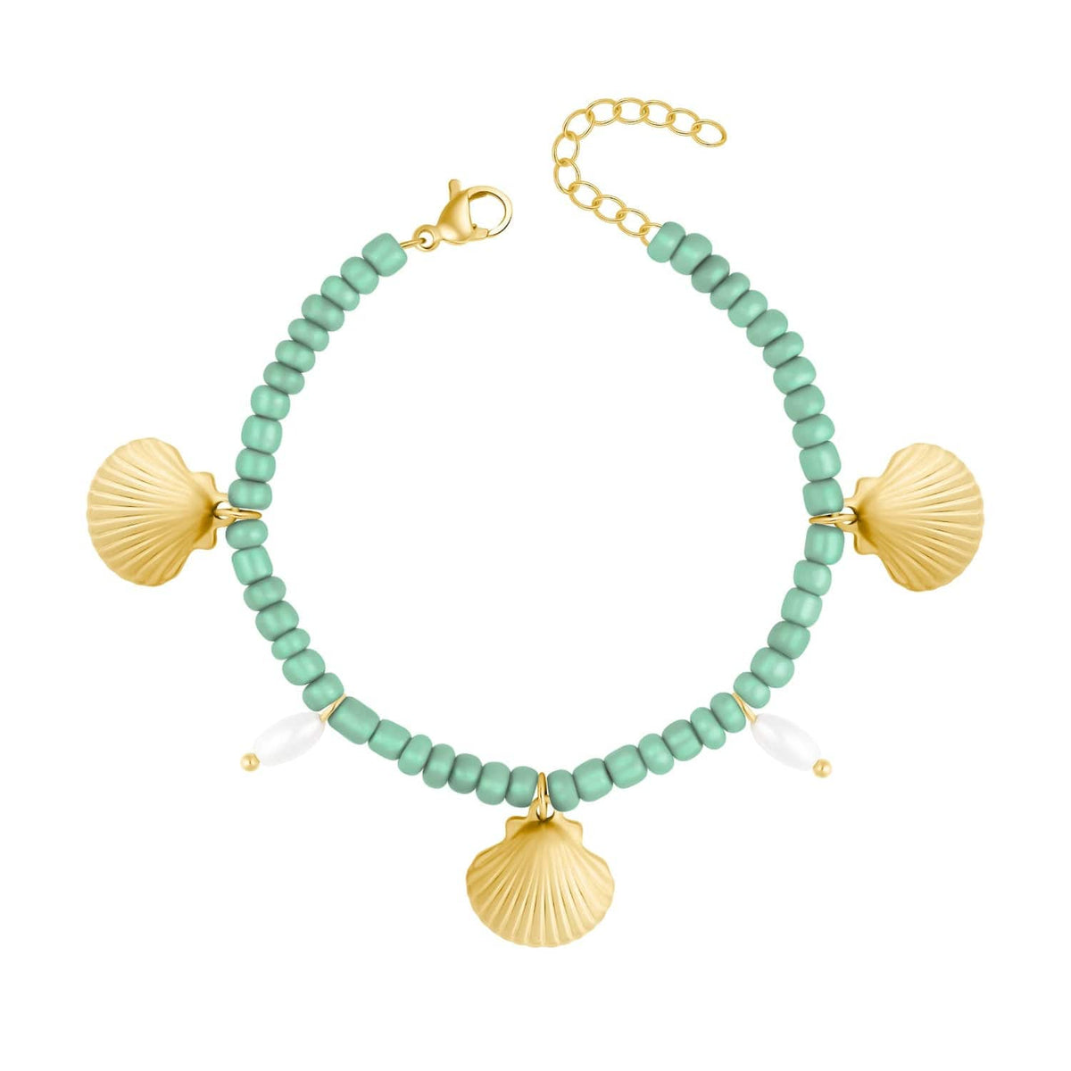 Bohomoon Stainless Steel Christie Shell Bracelet