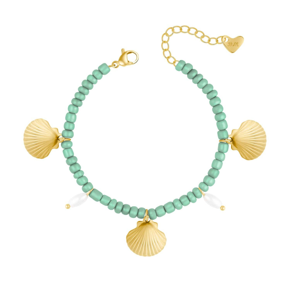 Bohomoon Stainless Steel Christie Shell Bracelet