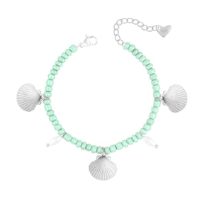 Bohomoon Stainless Steel Christie Shell Bracelet