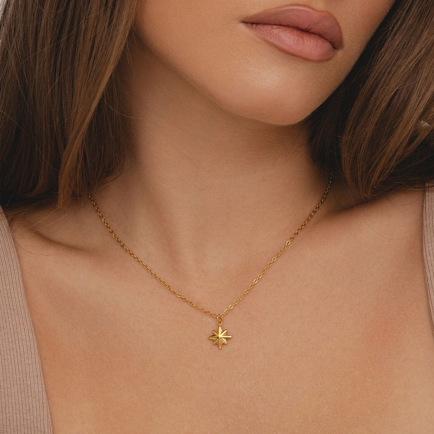 Bohomoon Stainless Steel Christmas Necklace