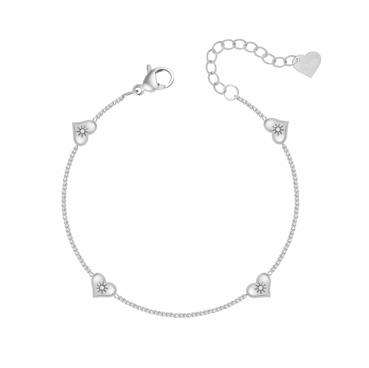 Bohomoon Stainless Steel Clara Heart Bracelet