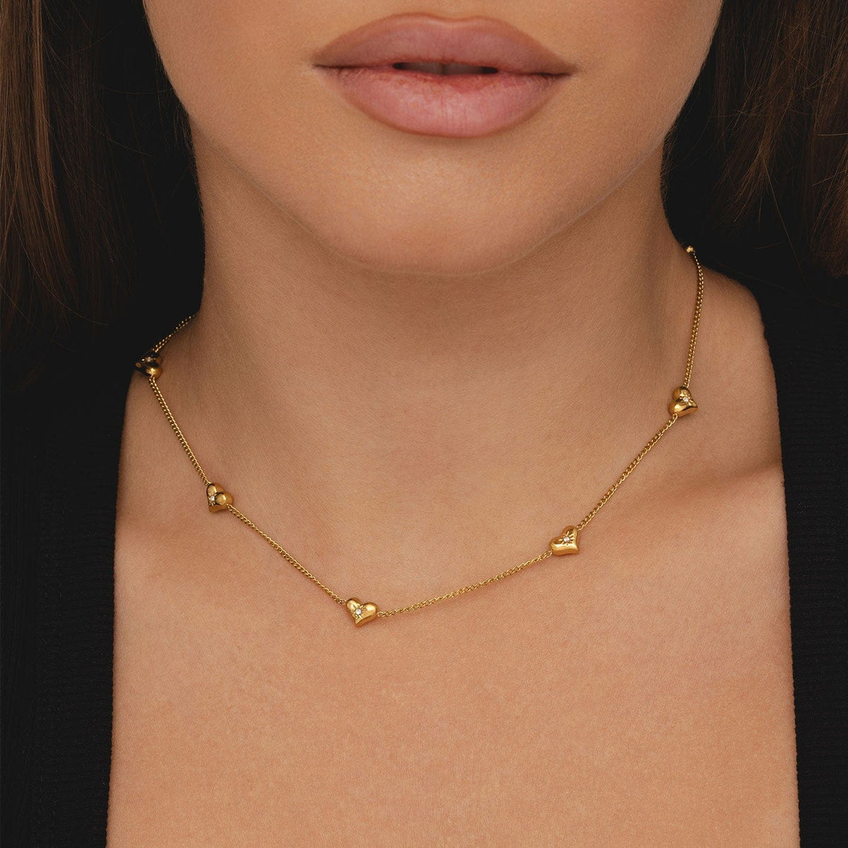 Bohomoon Stainless Steel Clara Heart Necklace