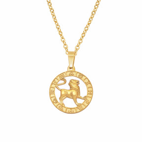 BohoMoon Stainless Steel Classic Zodiac Necklace