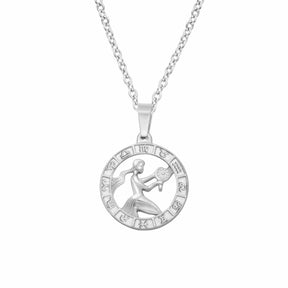 Bohomoon Stainless Steel Classic Zodiac Necklace