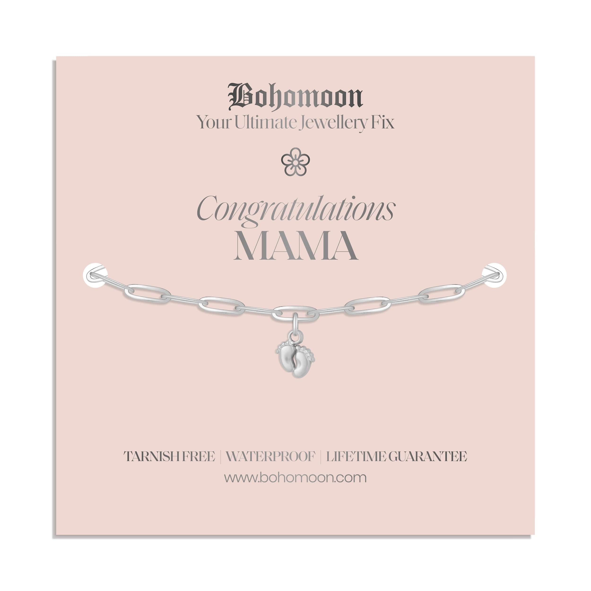 Bohomoon Stainless Steel Congratulations Mama Bracelet