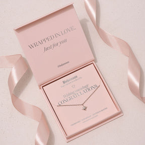 Bohomoon Stainless Steel Congratulations Necklace